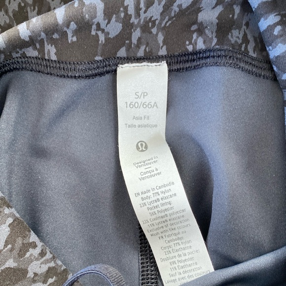 ❤️ Lululemon Base Pace High Rise Tight Leggings Size Small Asia Fit NWOT - Picture 4 of 8